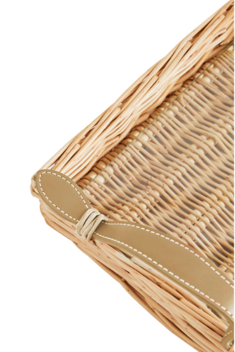 Island Tray Rectangle - Mocha Handles - Small - Amanda Lindroth x Chelsea House