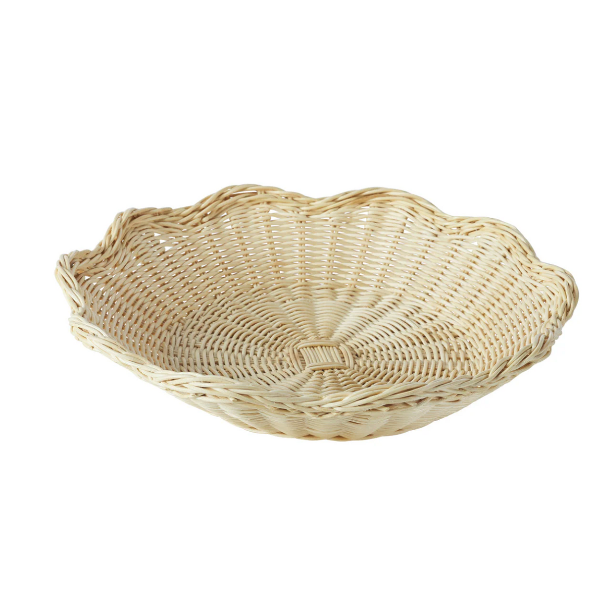Wavy Wicker Tray