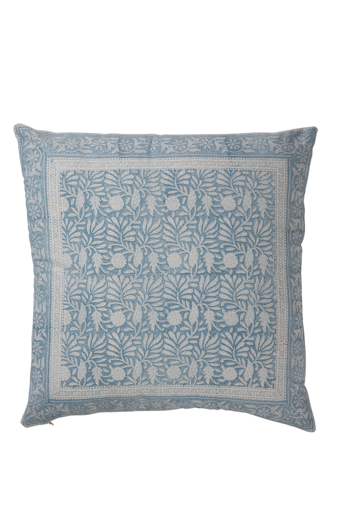 jasmine decorative pillow blue