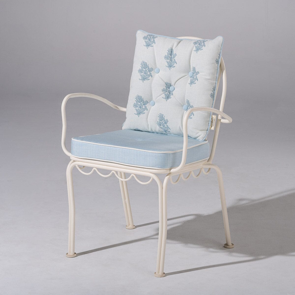 The Al Fresco Dining Chair & Cushion by Amanda Lindroth