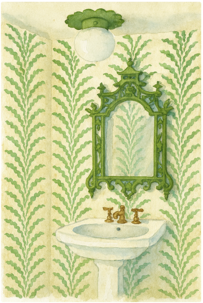 fancy scalloped flush mount