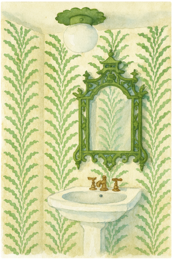 Fancy Scalloped Flush Mount
