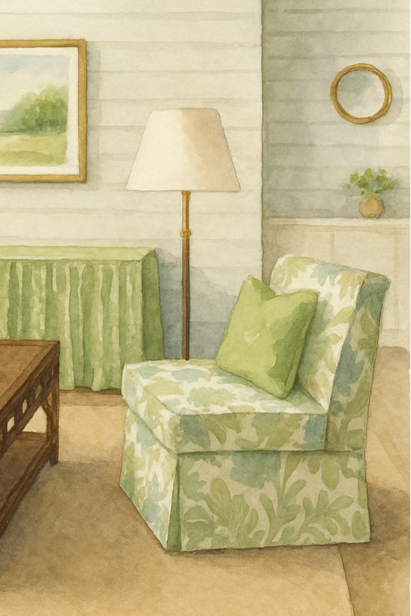 skinny mini floor lamp