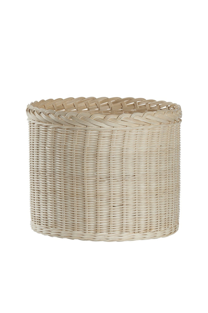 braided wicker "everything" basket - large & small