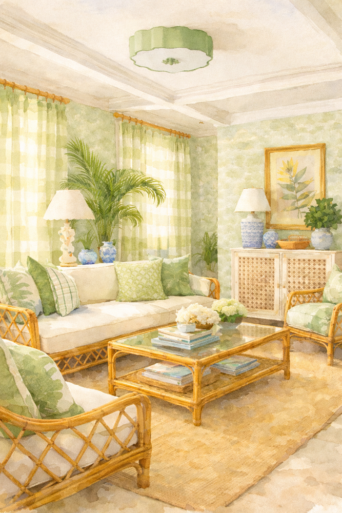 fancy wiggly flush mount