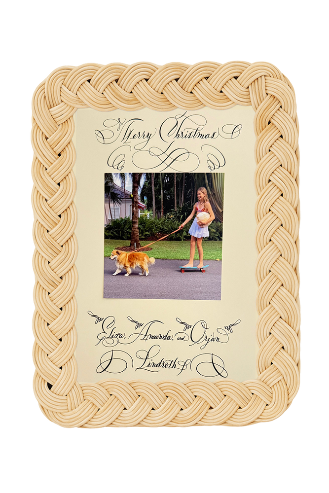 braided picture frames