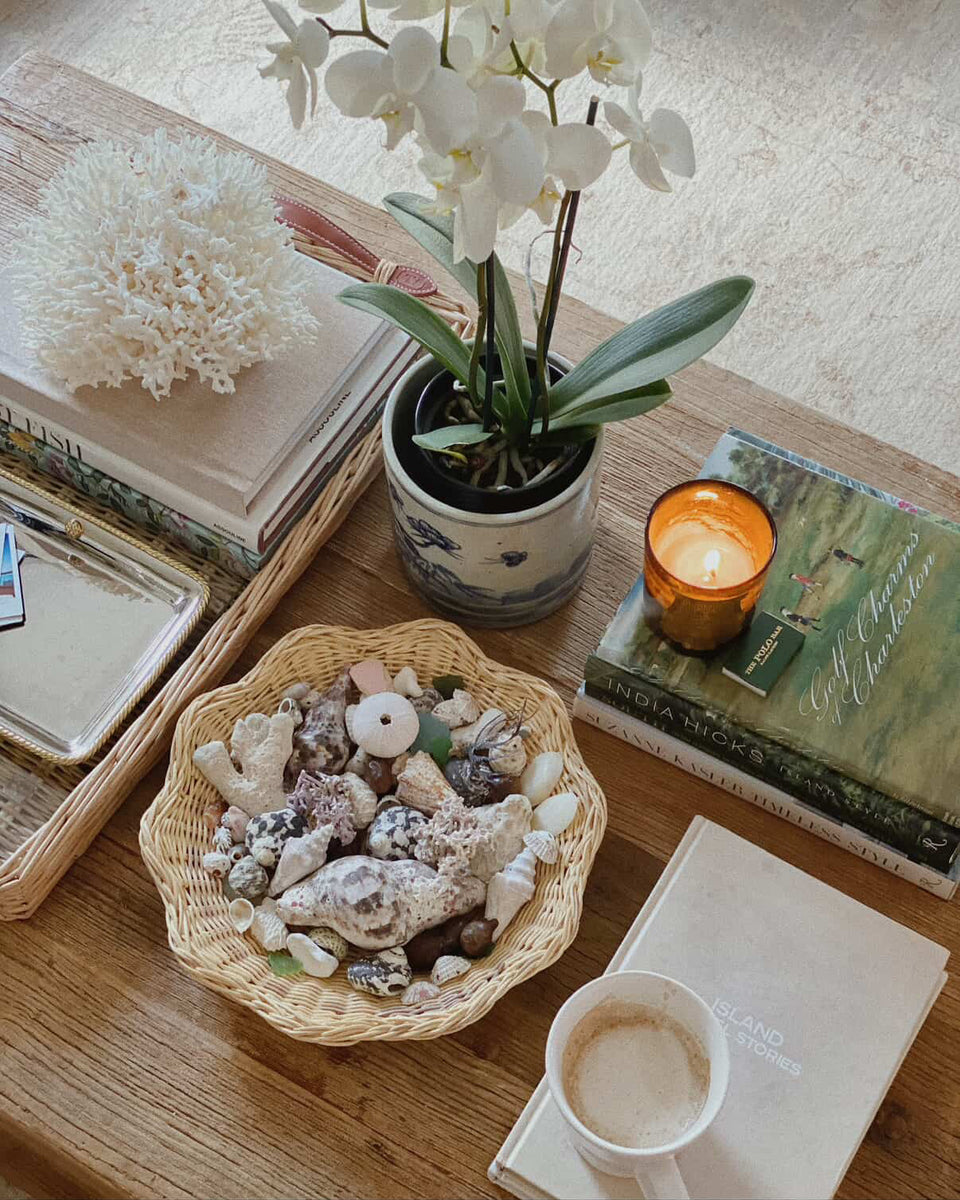 Wavy Wicker Tray