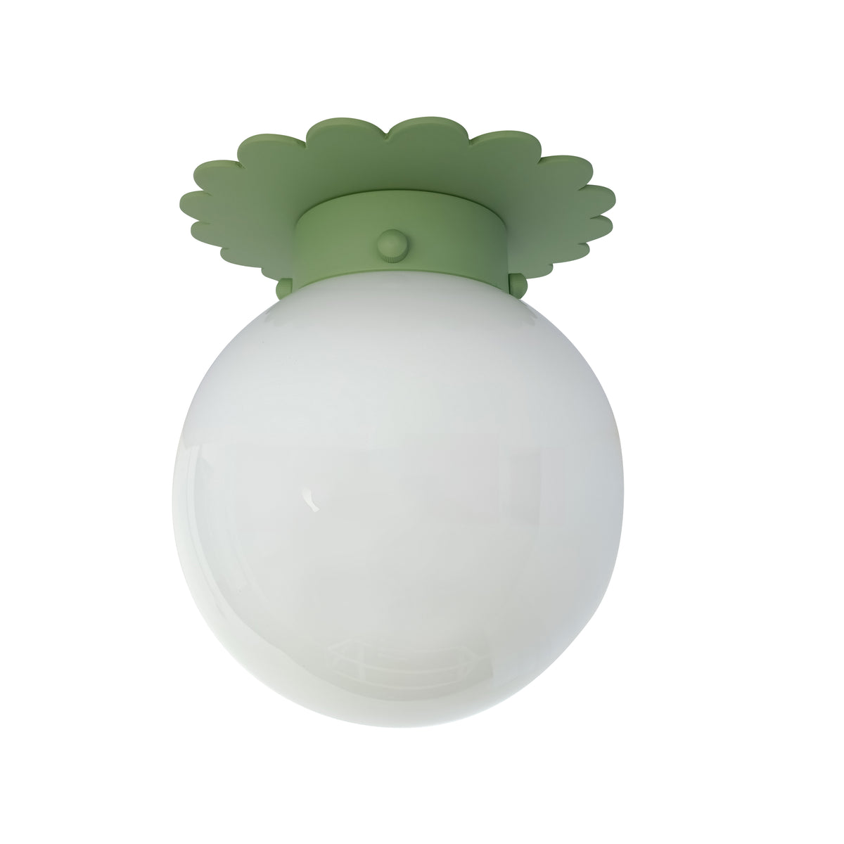 Fancy Scalloped Flush Mount