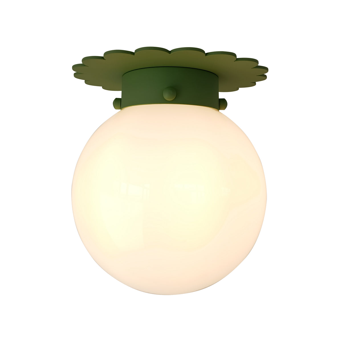 Fancy Scalloped Flush Mount