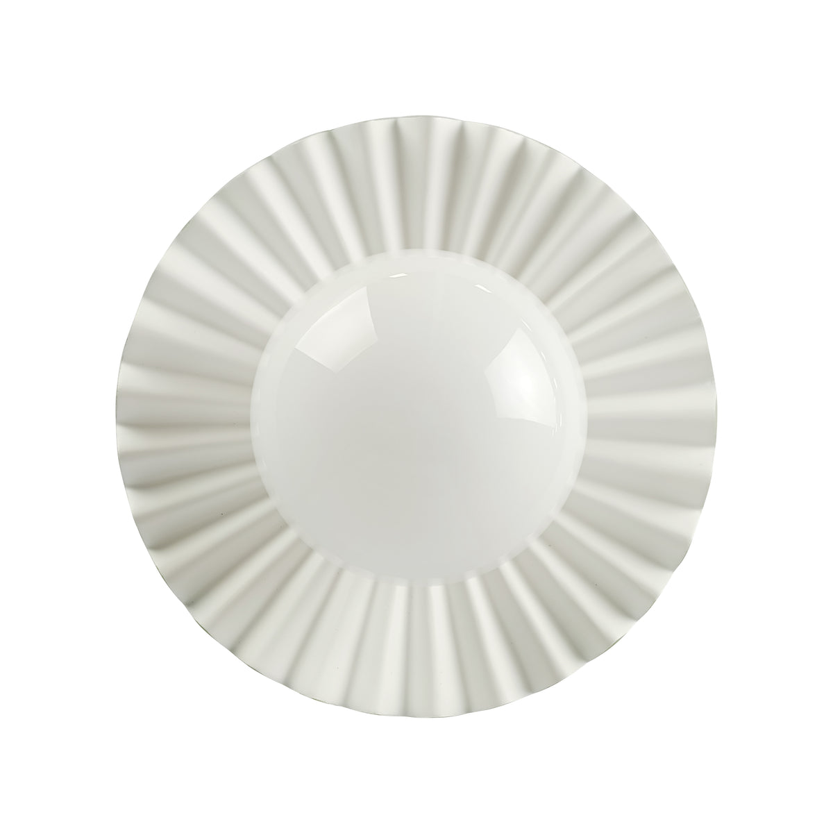 Fancy Ruffle Flush Mount