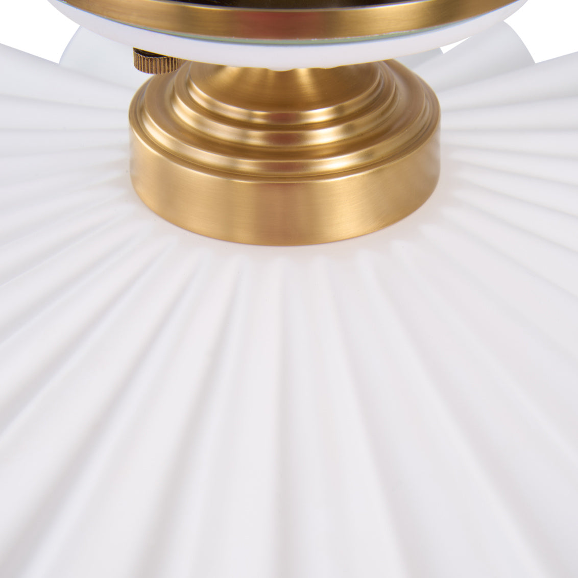 Fancy Ruffle Flush Mount