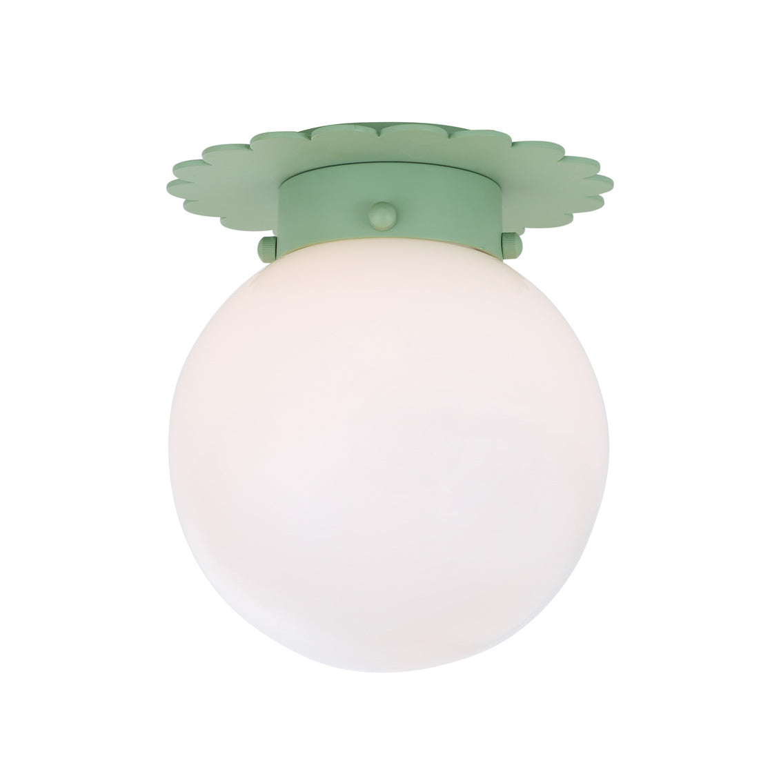 Fancy Scalloped Flush Mount