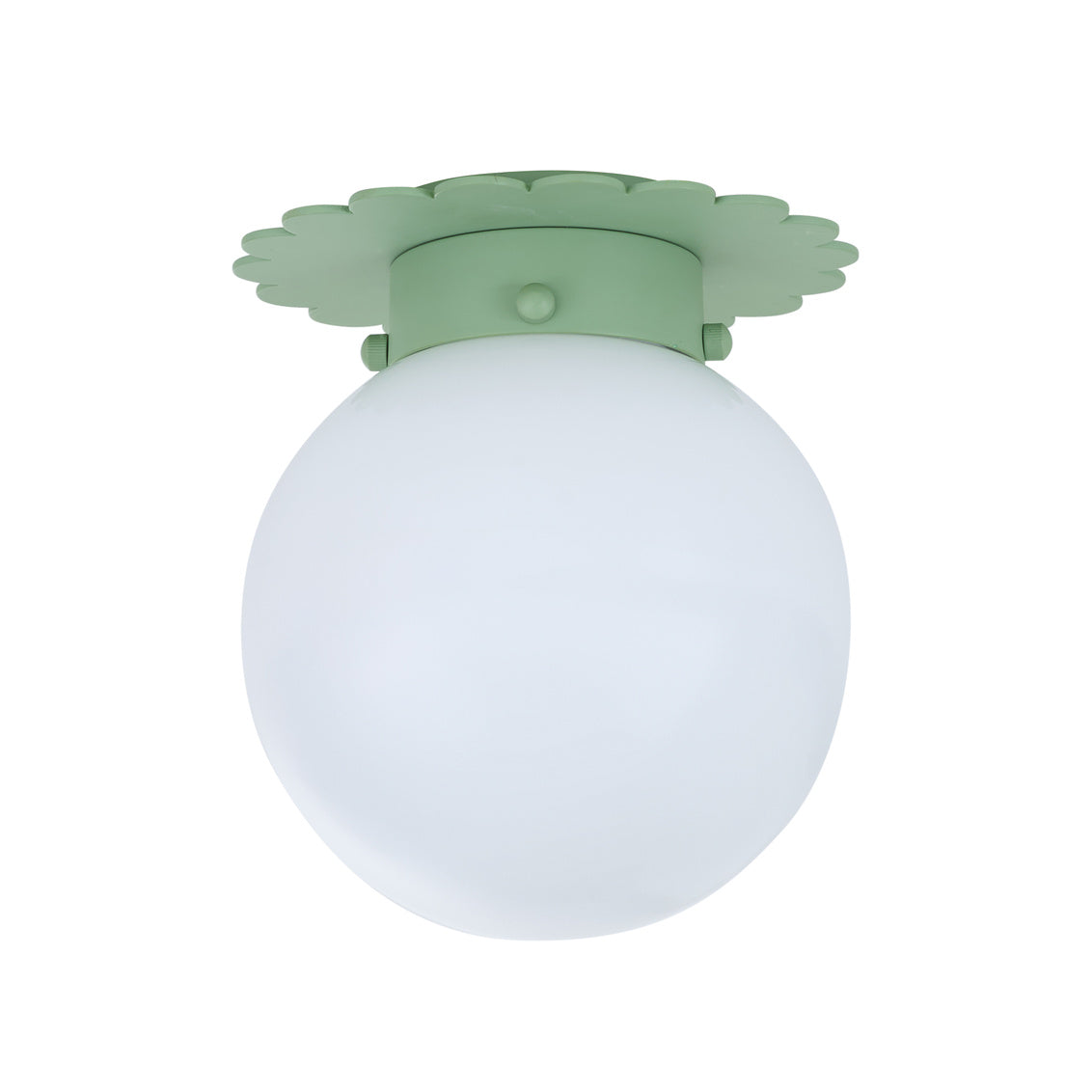 Fancy Scalloped Flush Mount