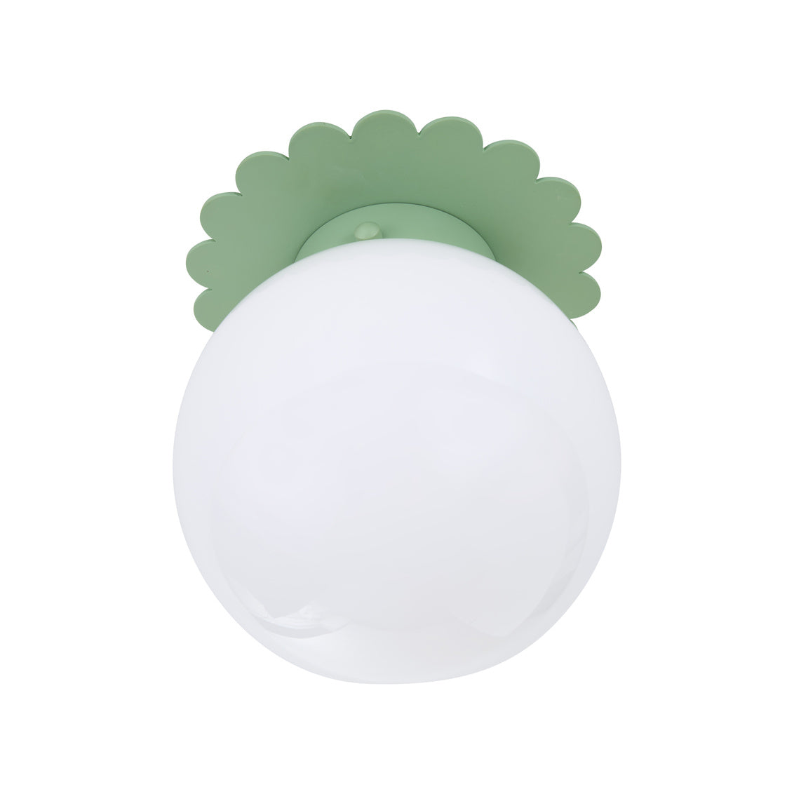 Fancy Scalloped Flush Mount