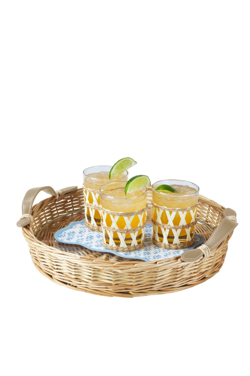 Island Tray Round-Amanda Lindroth x Chelsea House-Small-Mocha-1