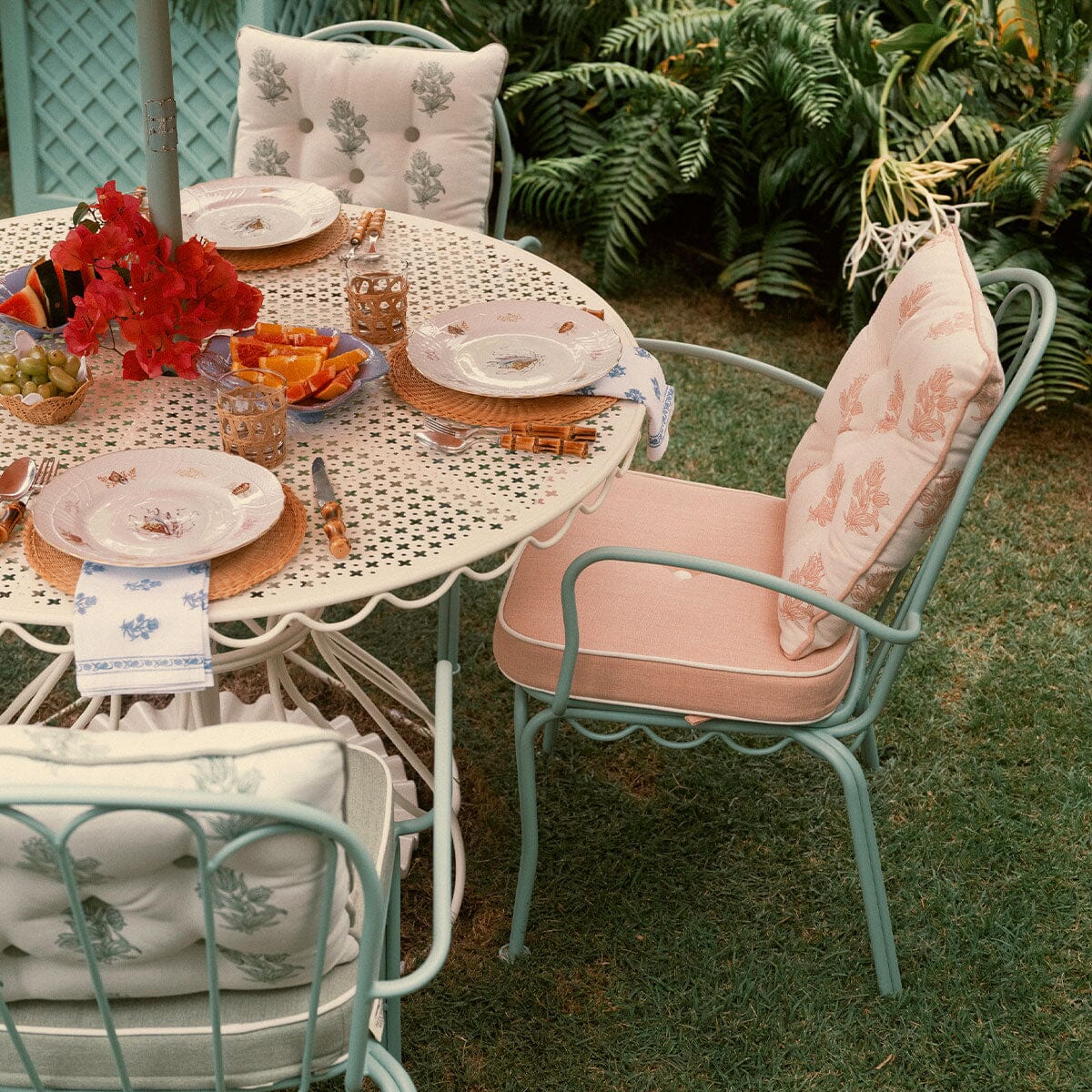 The Al Fresco Dining Chair & Cushion by Amanda Lindroth