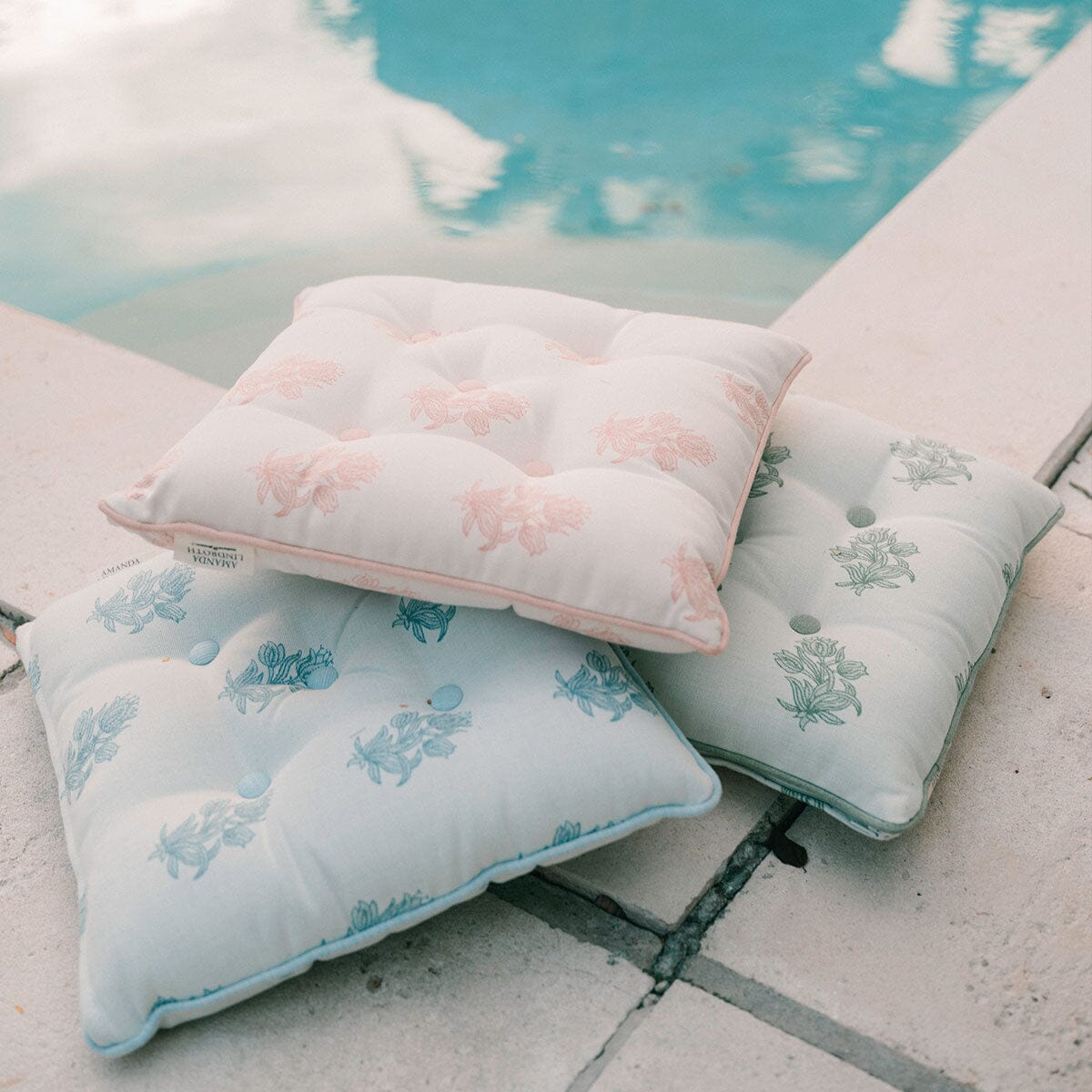 The Small Square Throw Pillow by Amanda Lindroth