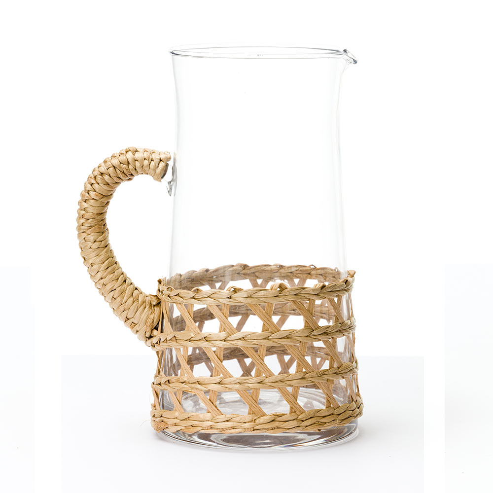 island wrapped pitcher large natural