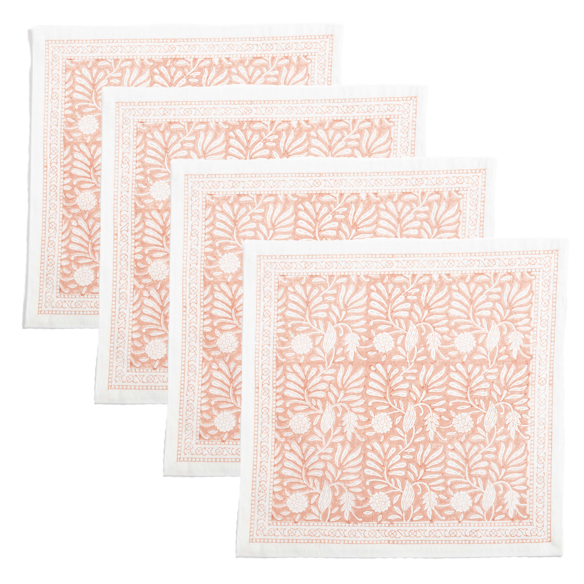 Jasmine Placemats Coral, Set of 4