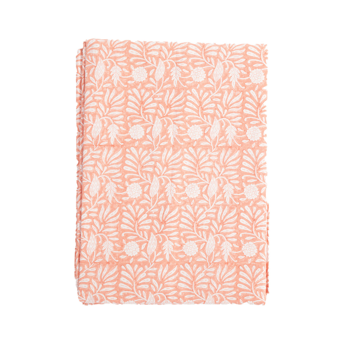 Jasmine Tablecloth 70" x 108" Coral