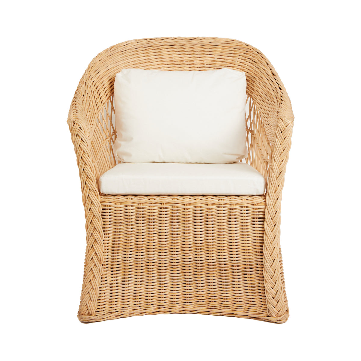 Worth Chair Cushions Ivory, Seat & Lumbar